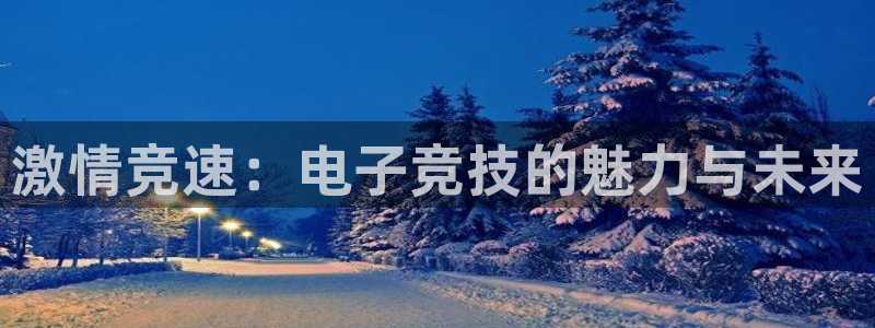 球速体育：激情竞速：电子竞技的魅力与未来