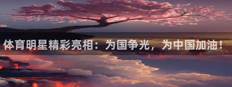 球速体育：体育明星精彩亮相：为国争光，为中国加油！