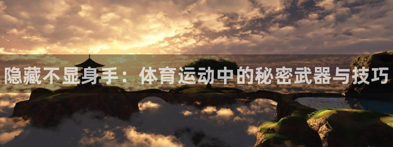 球速体育：隐藏不显身手：体育运动中的秘密武器与技巧