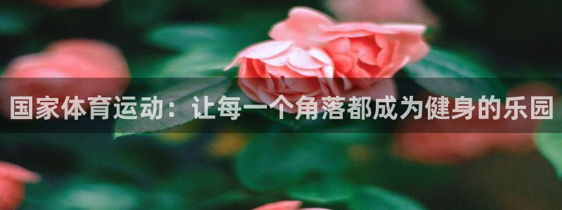 球速体育：国家体育运动：让每一个角落都成为健身的乐园